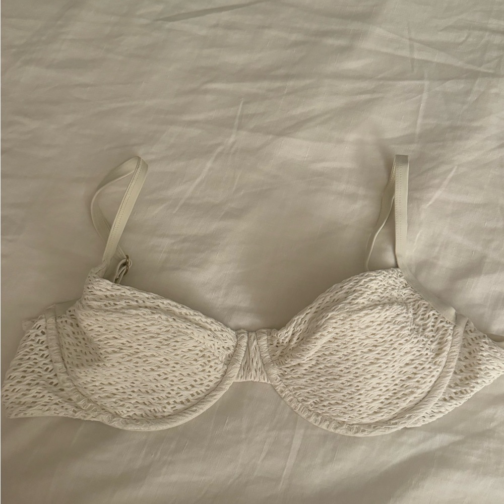 Maui top - ivory crotchet